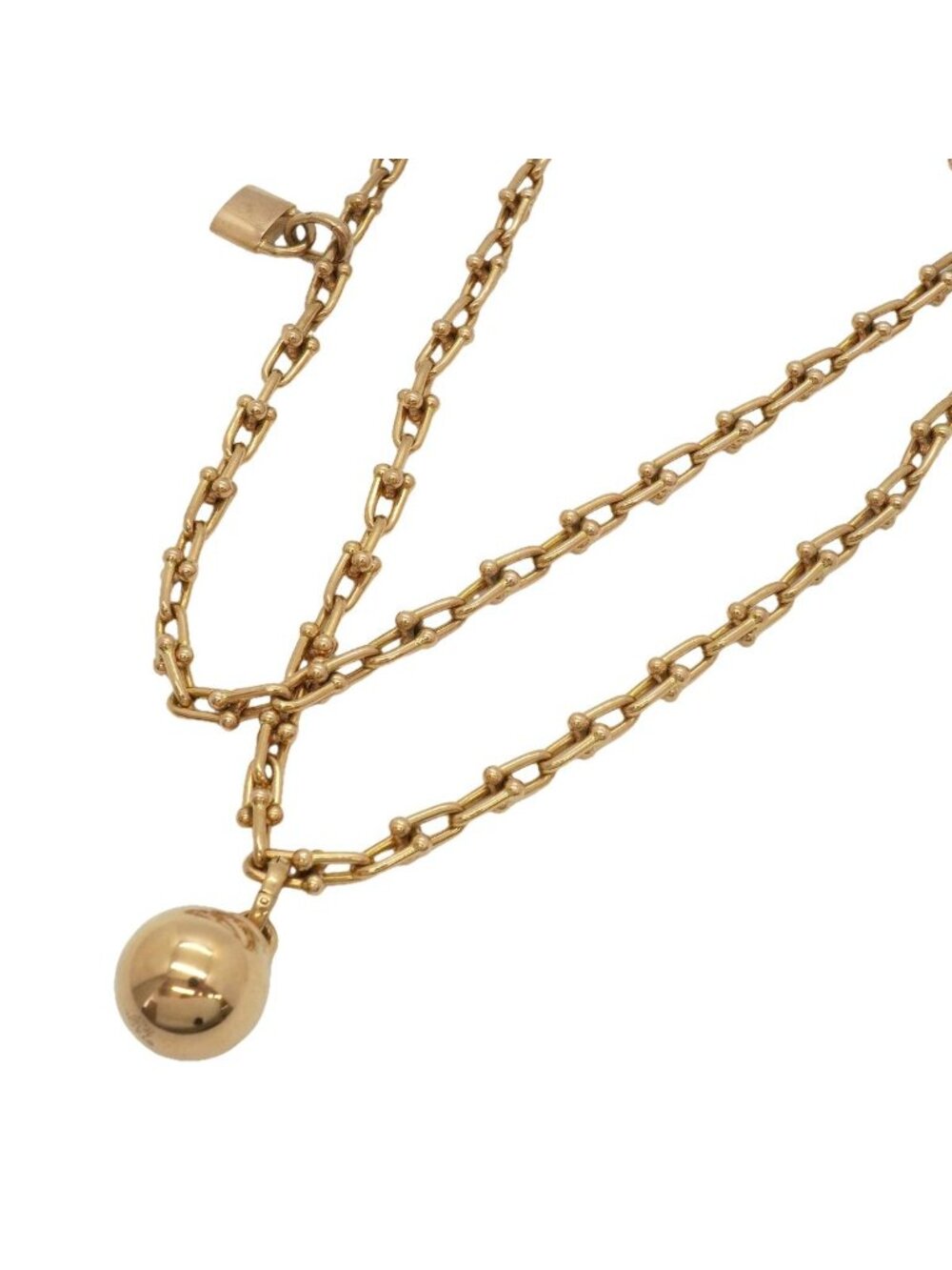 Tiffany & Co Necklace HardWear Small Rap 18K Pink Gold